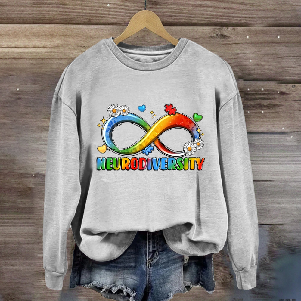 Neurodiversity Infinity Symbol Sweatshirt