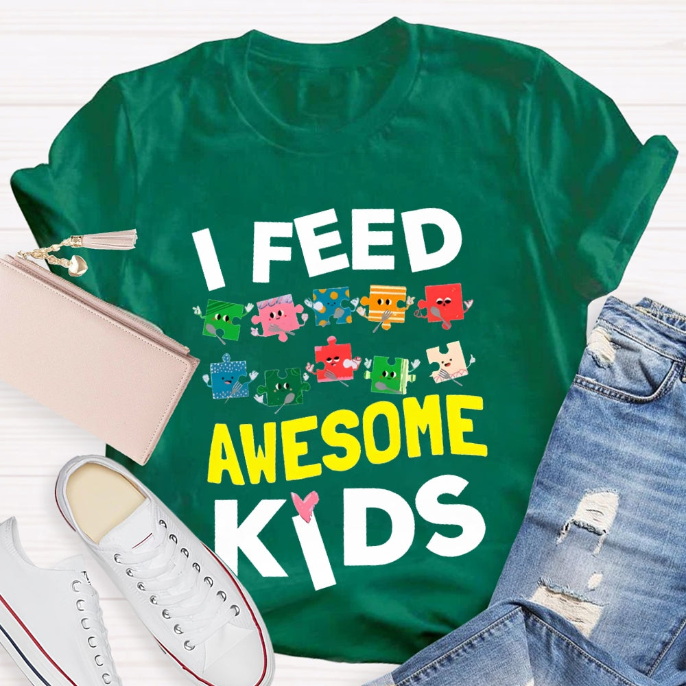 Lunch Lady I Feed Awesome Kids T-shirt