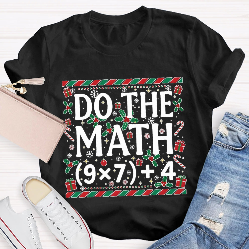 Do The Math Merry Christmas Vibes T-shirt
