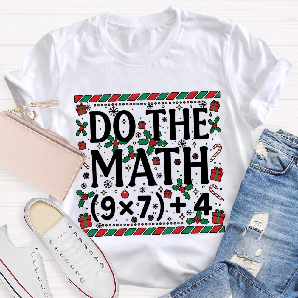 Do The Math Merry Christmas Vibes T-shirt