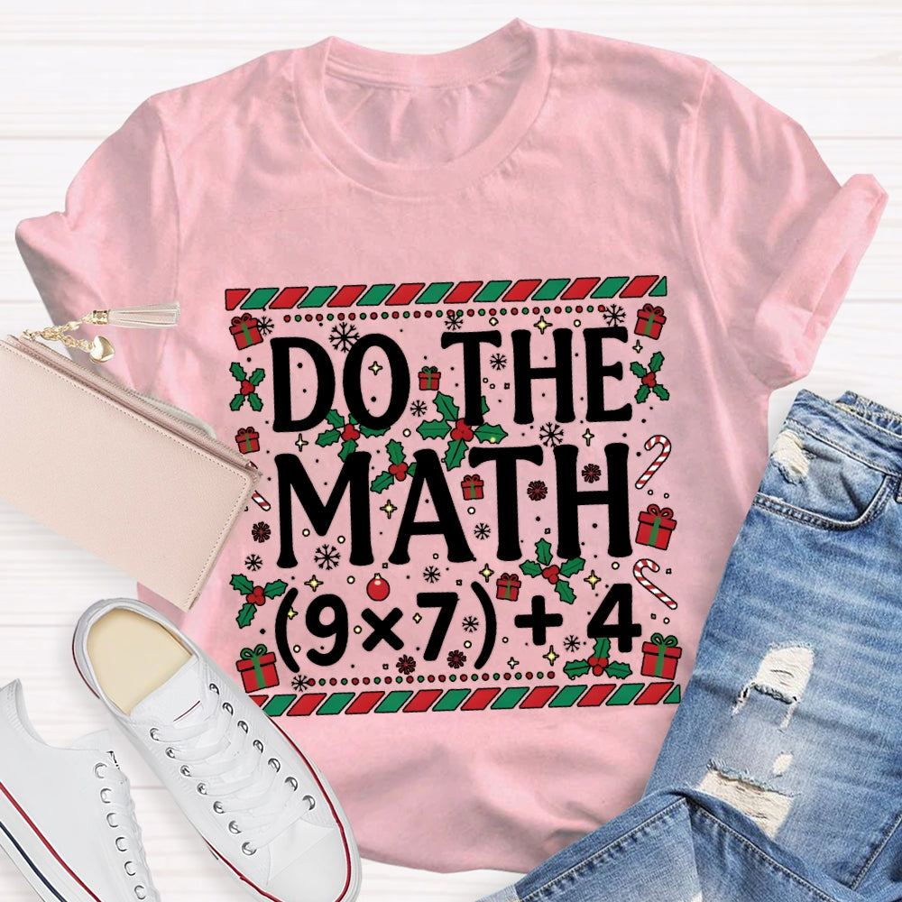 Do The Math Merry Christmas Vibes T-shirt
