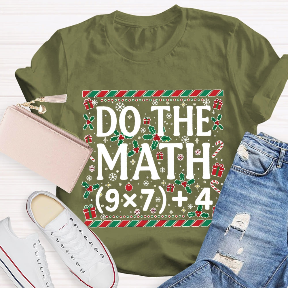 Do The Math Merry Christmas Vibes T-shirt