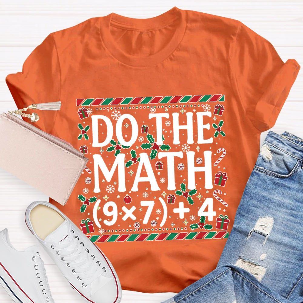 Do The Math Merry Christmas Vibes T-shirt
