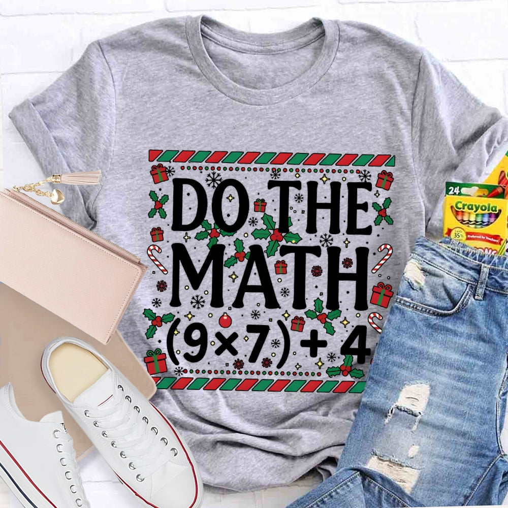 Do The Math Merry Christmas Vibes T-shirt