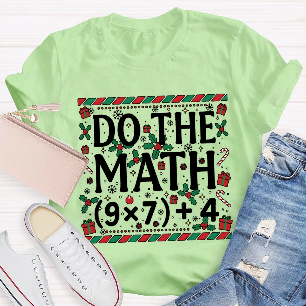 Do The Math Merry Christmas Vibes T-shirt