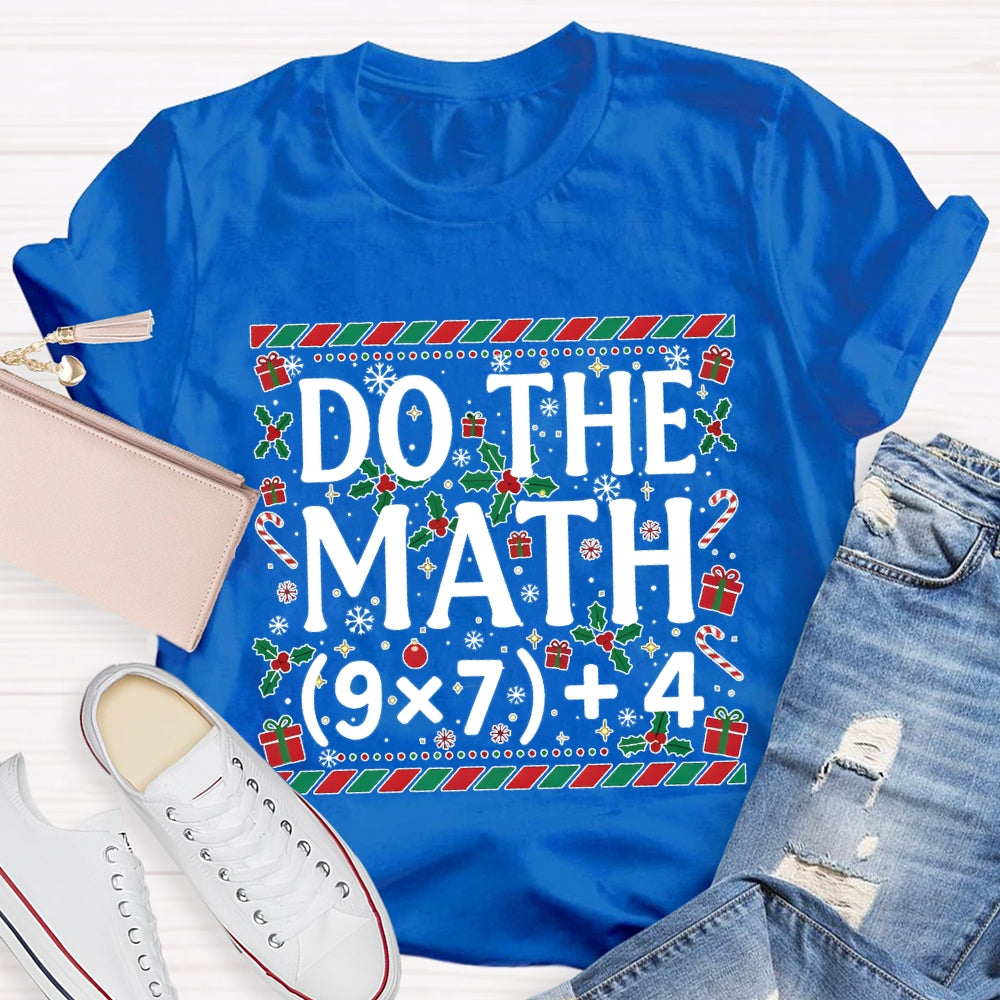 Do The Math Merry Christmas Vibes T-shirt