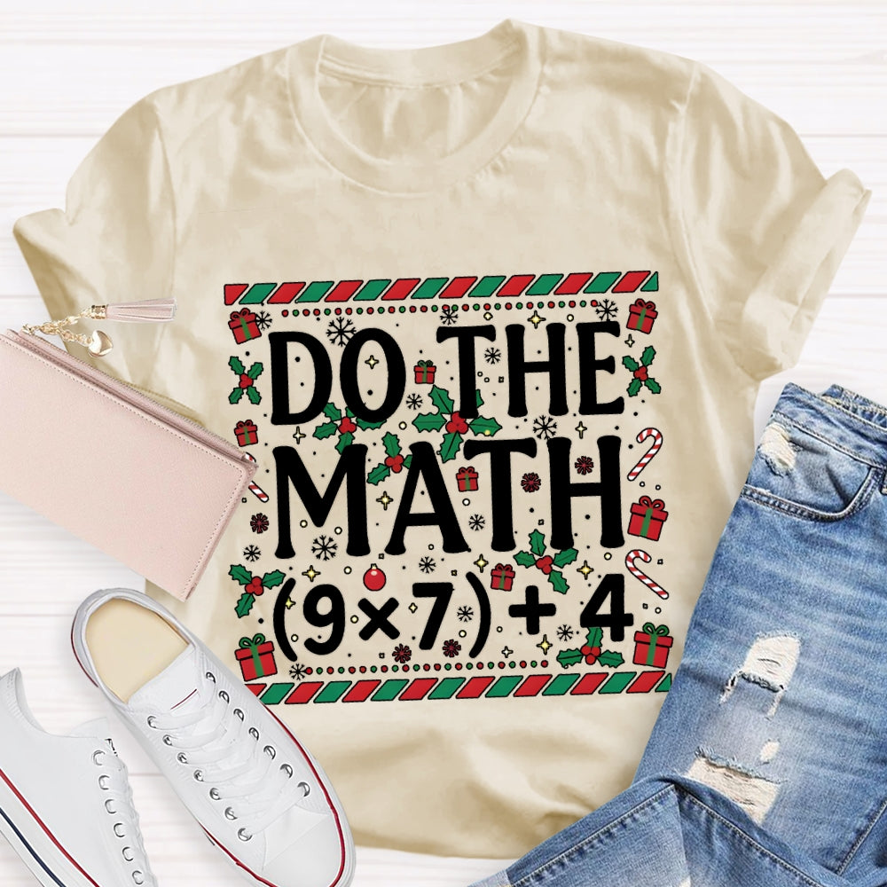 Do The Math Merry Christmas Vibes T-shirt