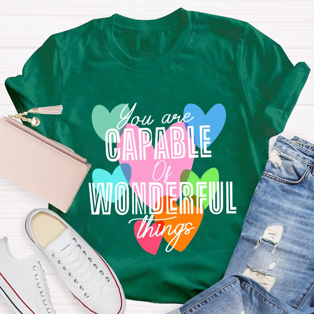 You're Capable Of Wonderful Things T-shirt