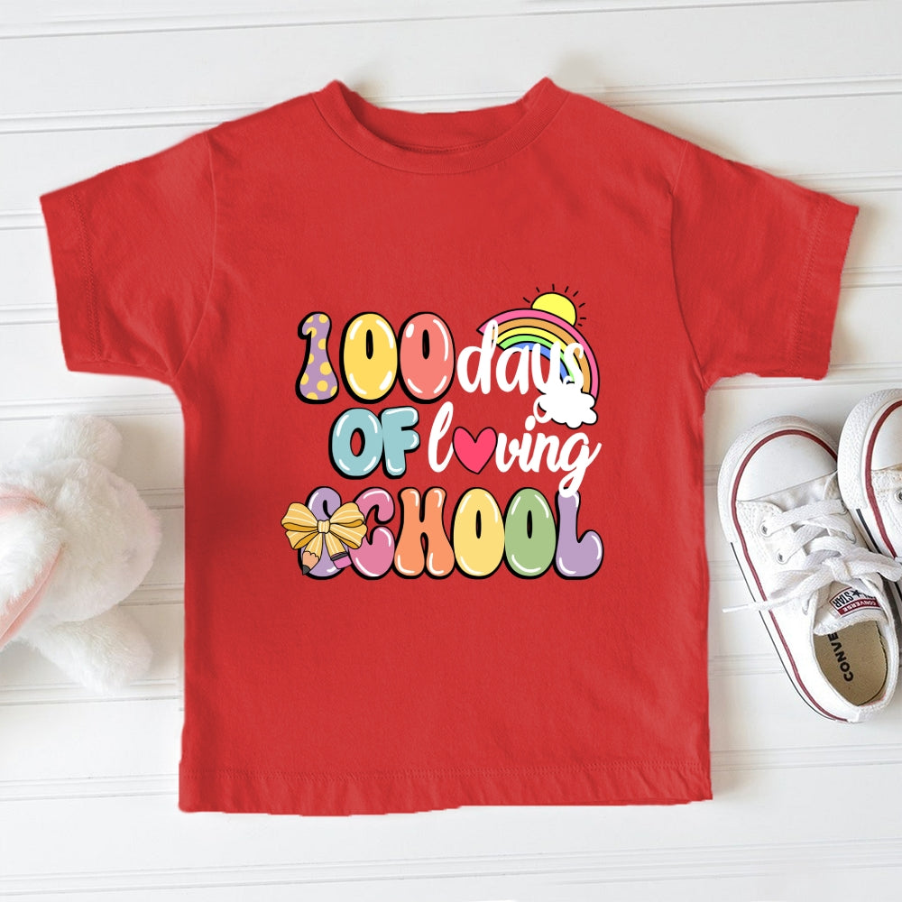 100 Days Of Loving School Toddler T-shirts