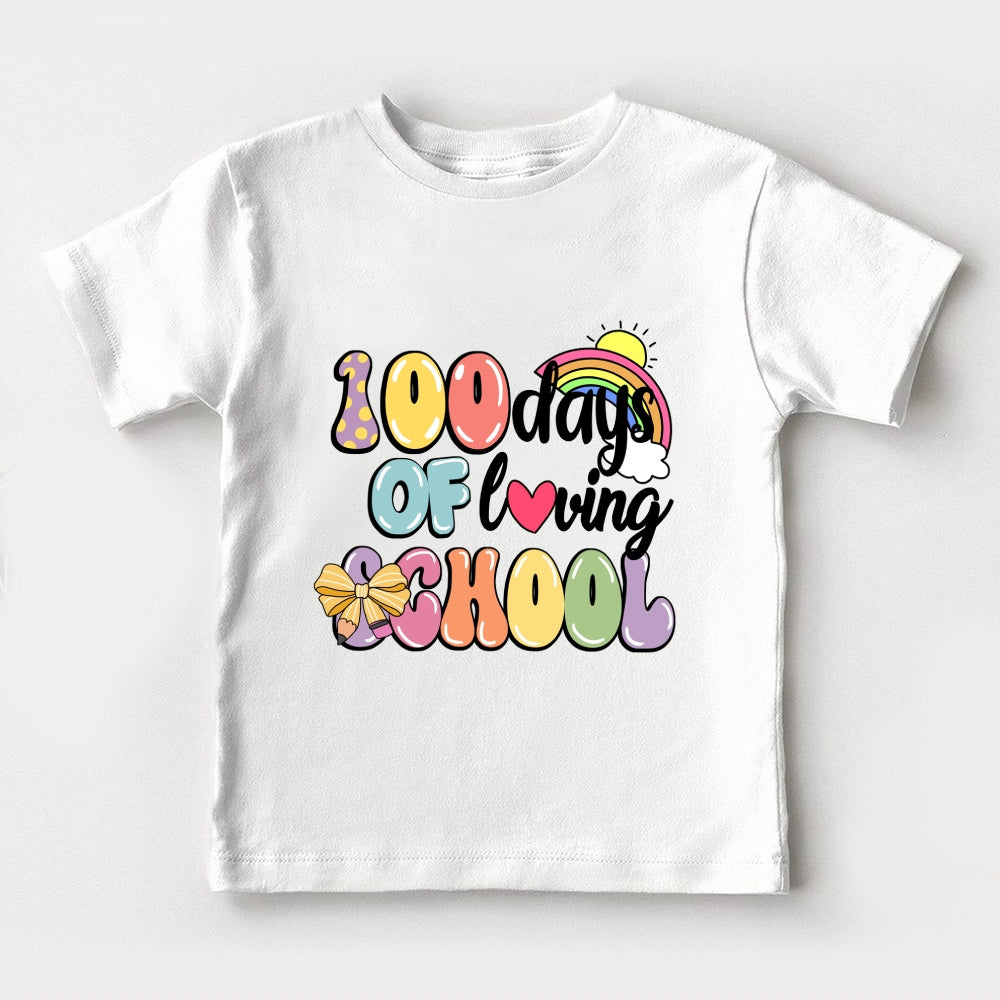 100 Days Of Loving School Toddler T-shirts