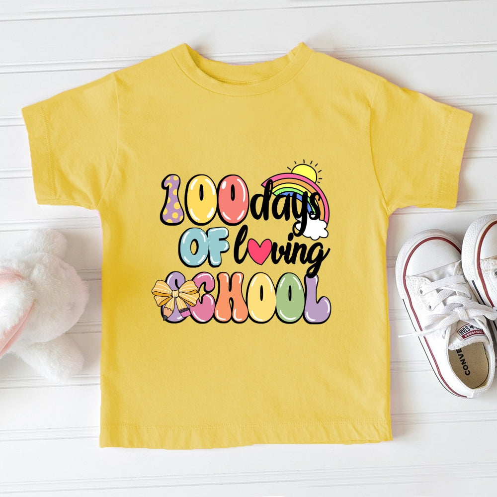 100 Days Of Loving School Toddler T-shirts