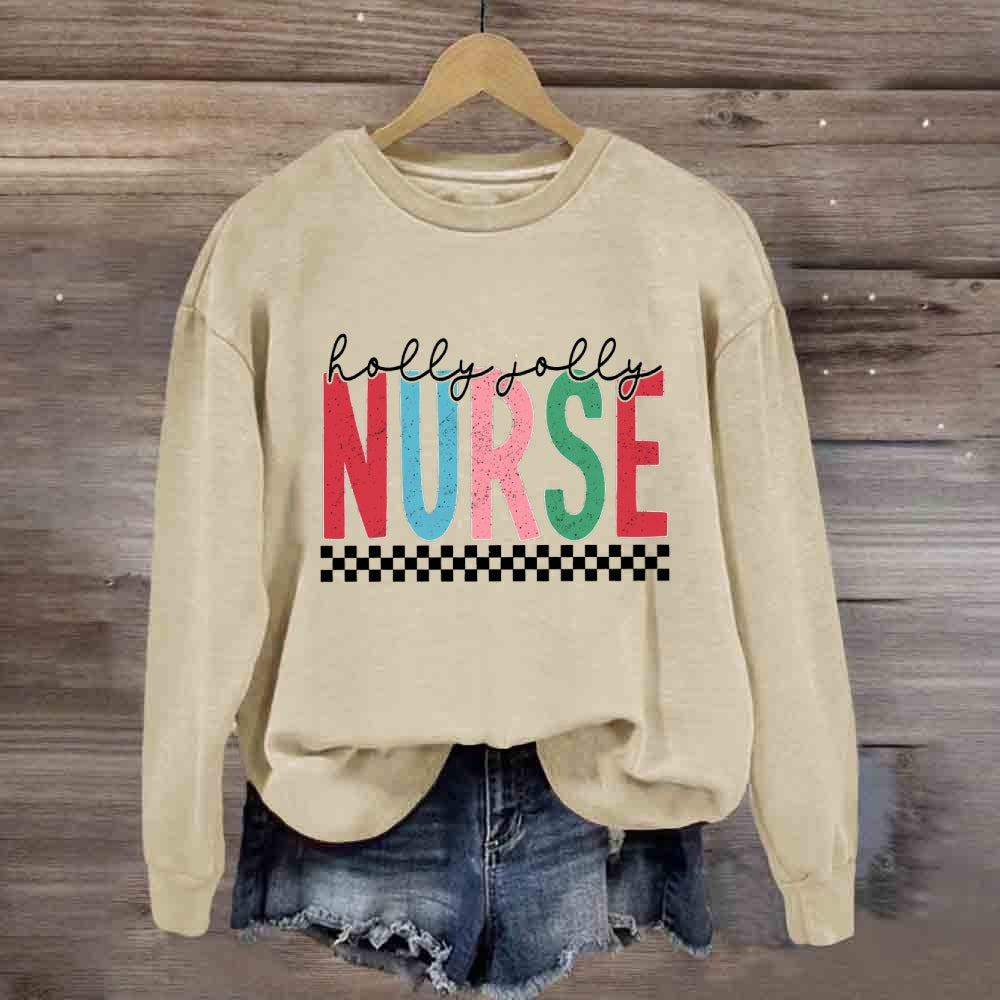 Holly Jolly Nurse Sweatshirt