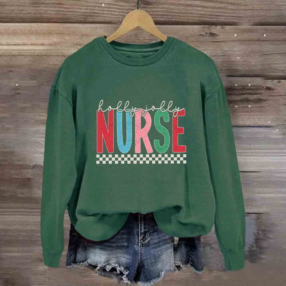 Holly Jolly Nurse Sweatshirt
