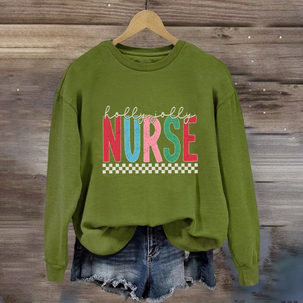 Holly Jolly Nurse Sweatshirt