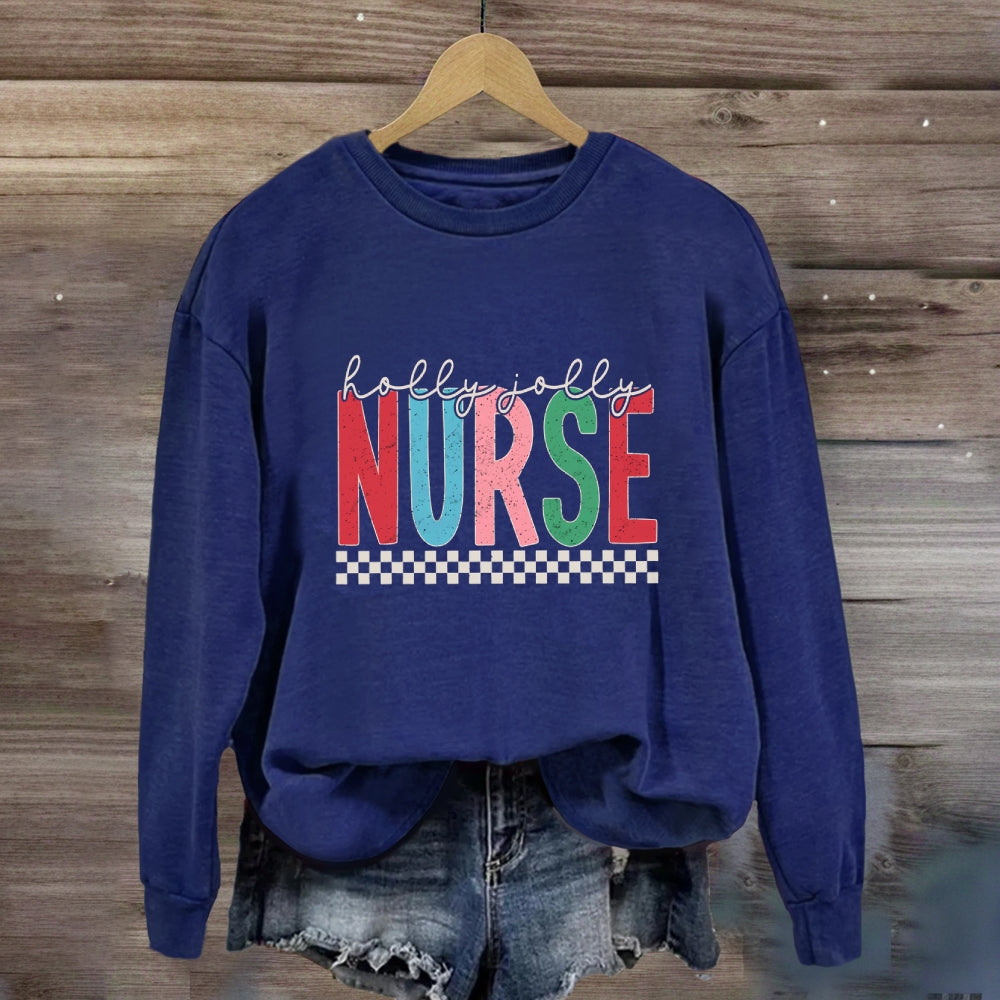 Holly Jolly Nurse Sweatshirt
