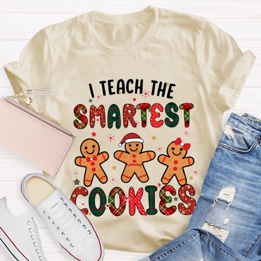 I Teach The Smartest Cookies Merry Christmas T-shirt