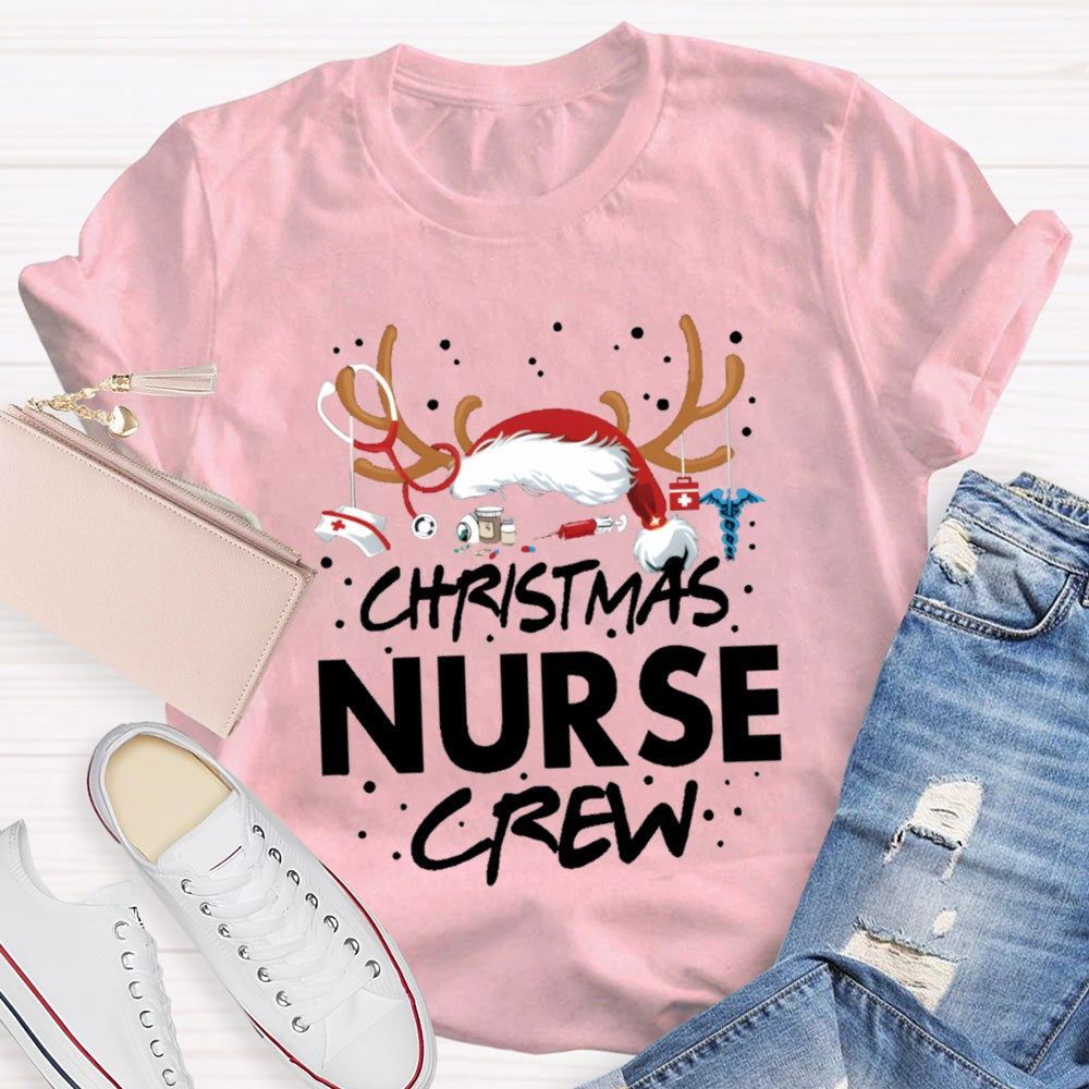Christmas Nurse Crew T-Shirt