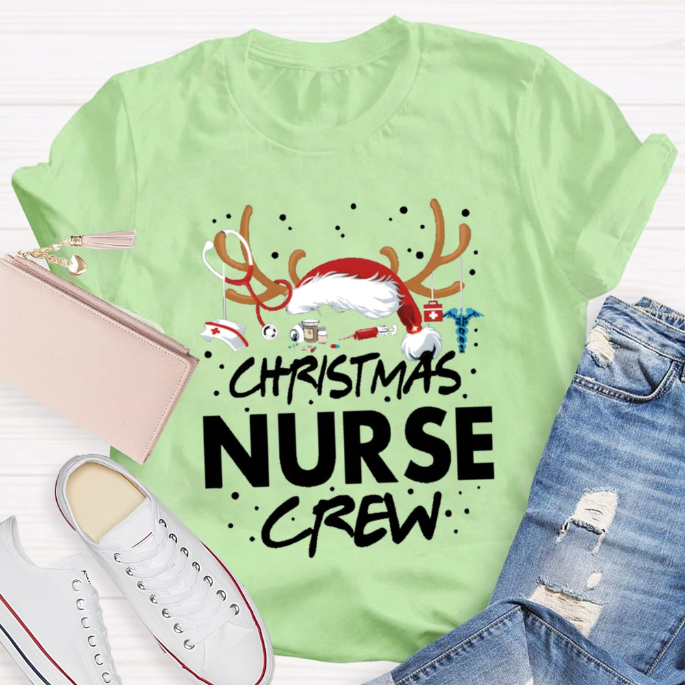 Christmas Nurse Crew T-Shirt
