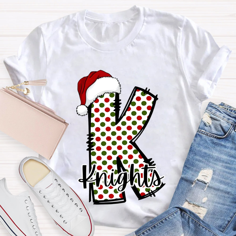 Personalized Name Santa Hats And Christmas Vibes T-shirt