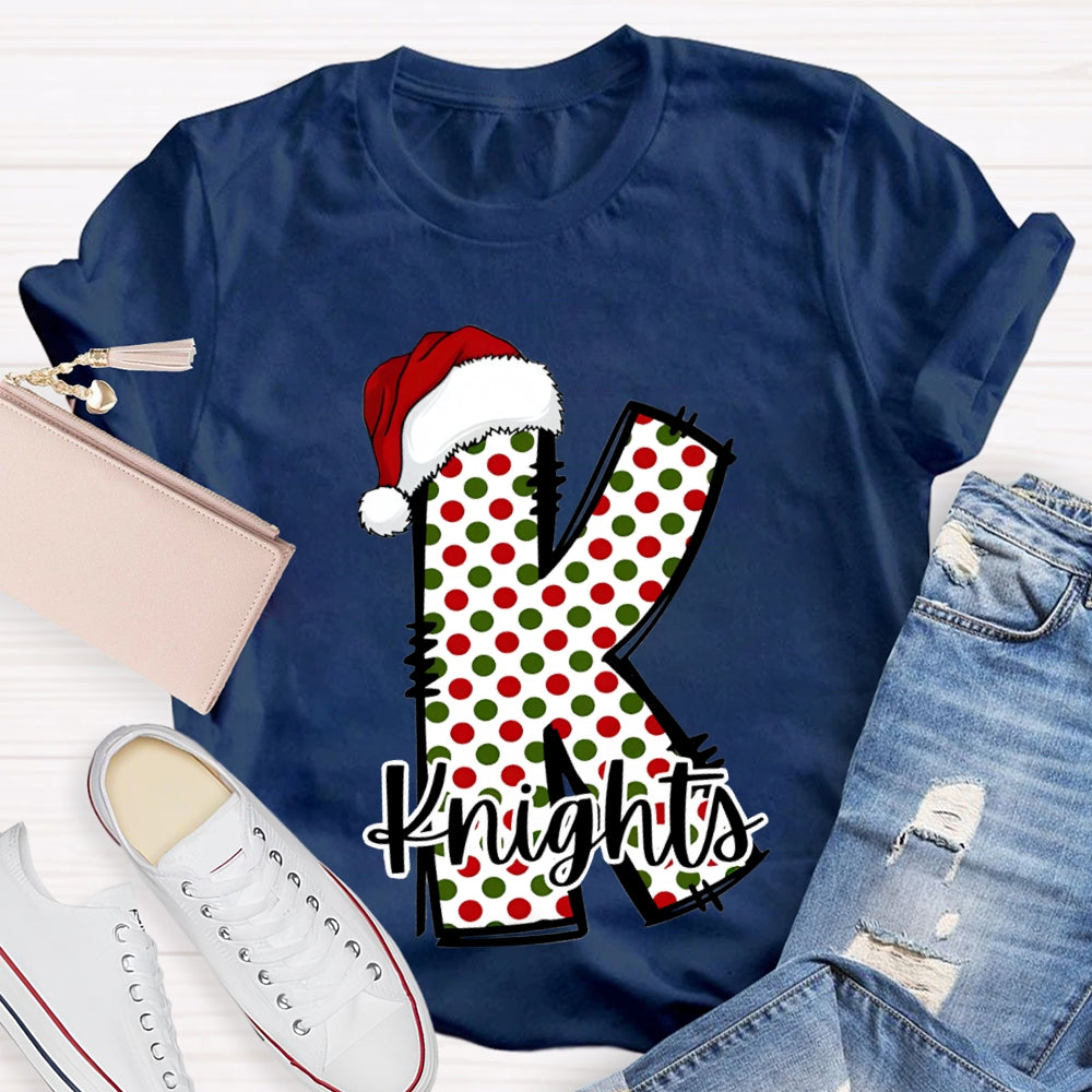 Personalized Name Santa Hats And Christmas Vibes T-shirt
