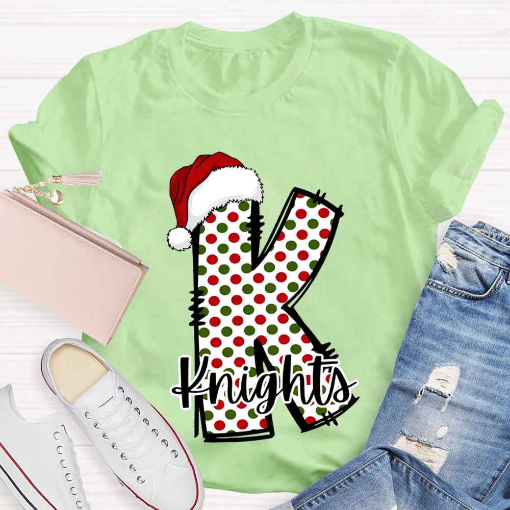 Personalized Name Santa Hats And Christmas Vibes T-shirt