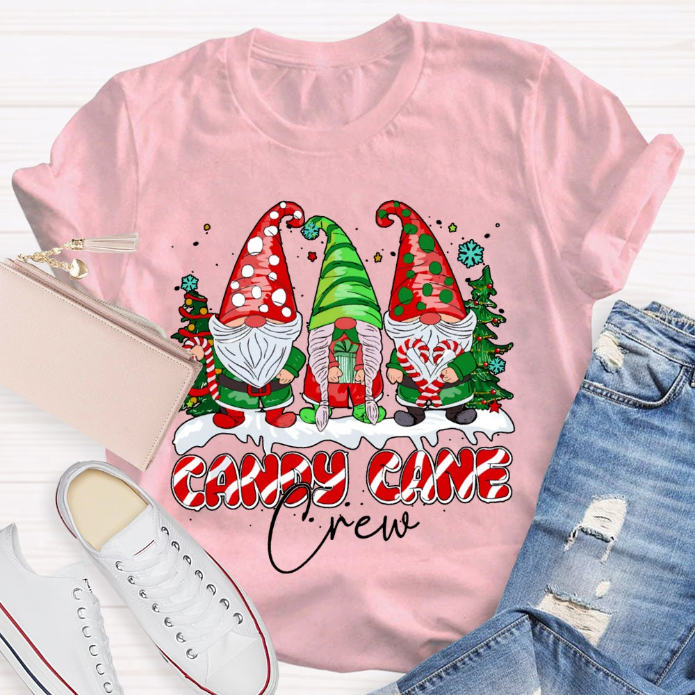 Candy Cane Crew Christmas Shrews And Candy T-shirt