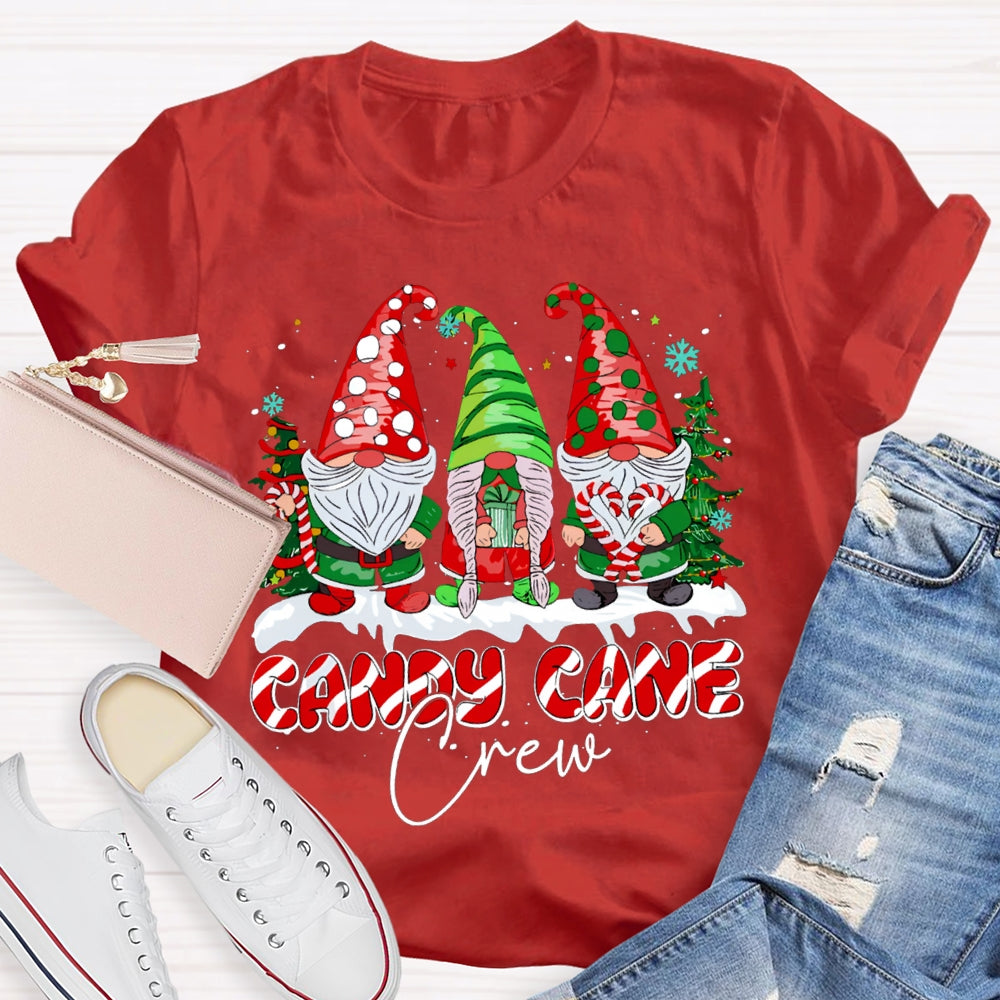 Candy Cane Crew Christmas Shrews And Candy T-shirt