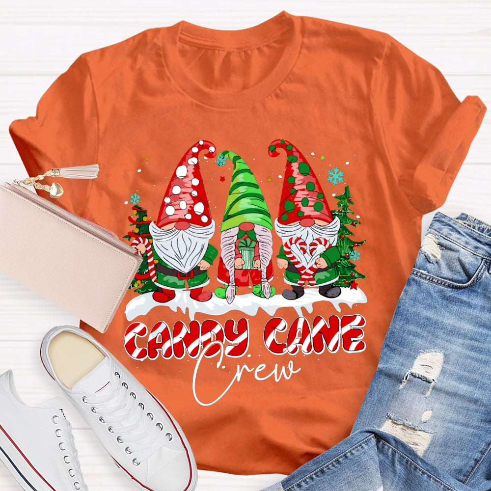 Candy Cane Crew Christmas Shrews And Candy T-shirt