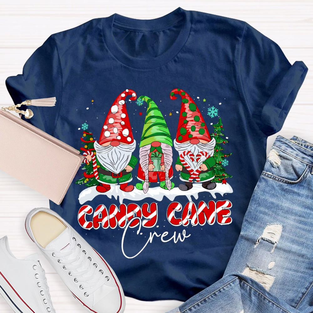 Candy Cane Crew Christmas Shrews And Candy T-shirt