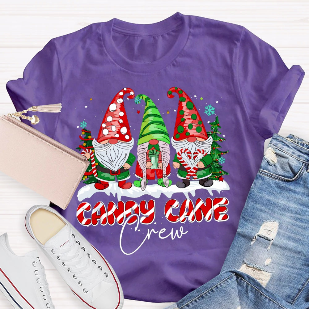 Candy Cane Crew Christmas Shrews And Candy T-shirt