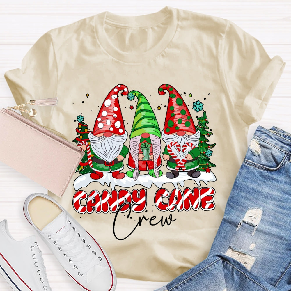 Candy Cane Crew Christmas Shrews And Candy T-shirt