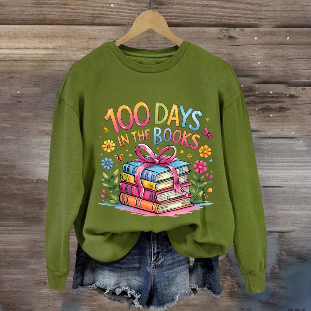 100 Days In The Books Sweatshirt