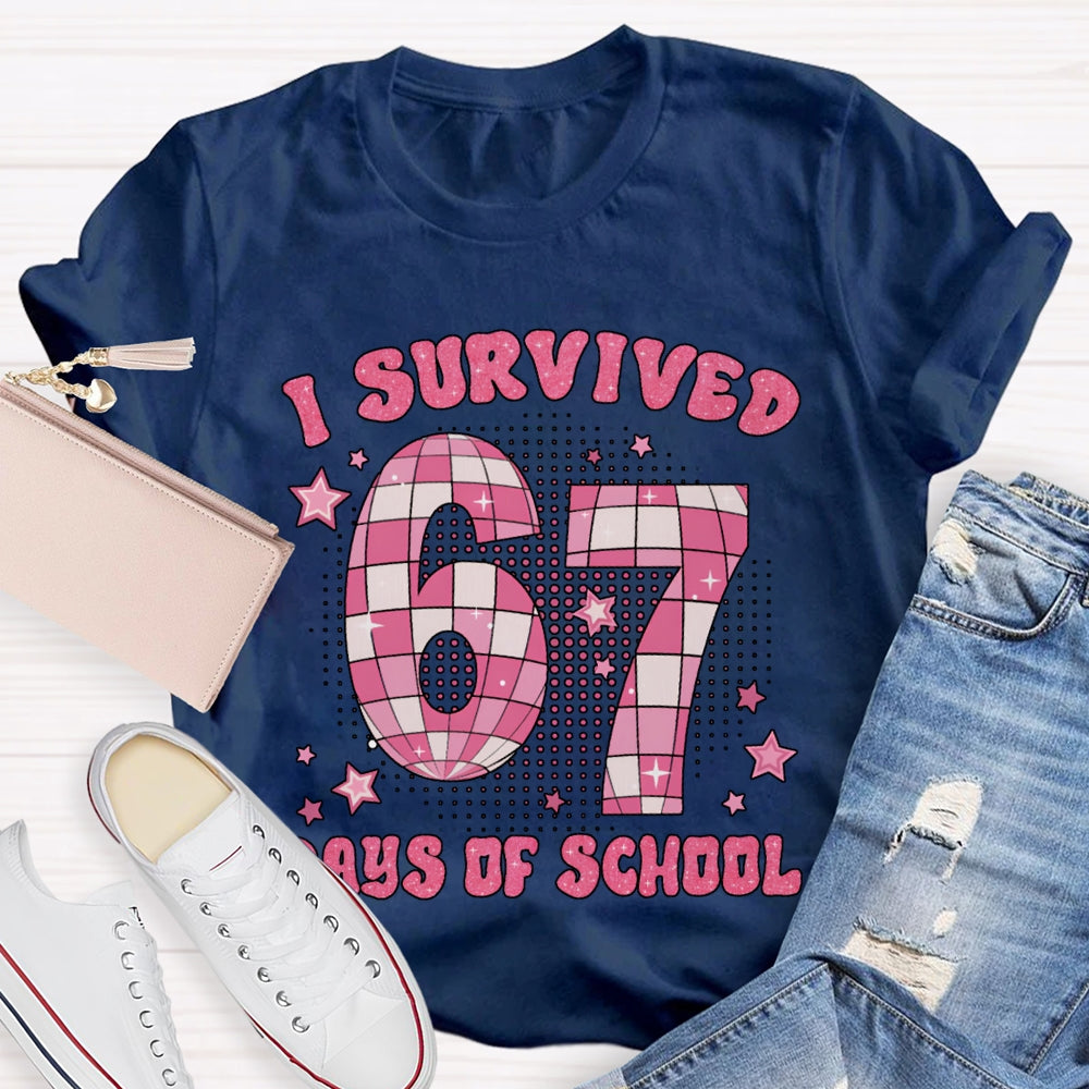 I Survived 67 Days Of School T-shirt