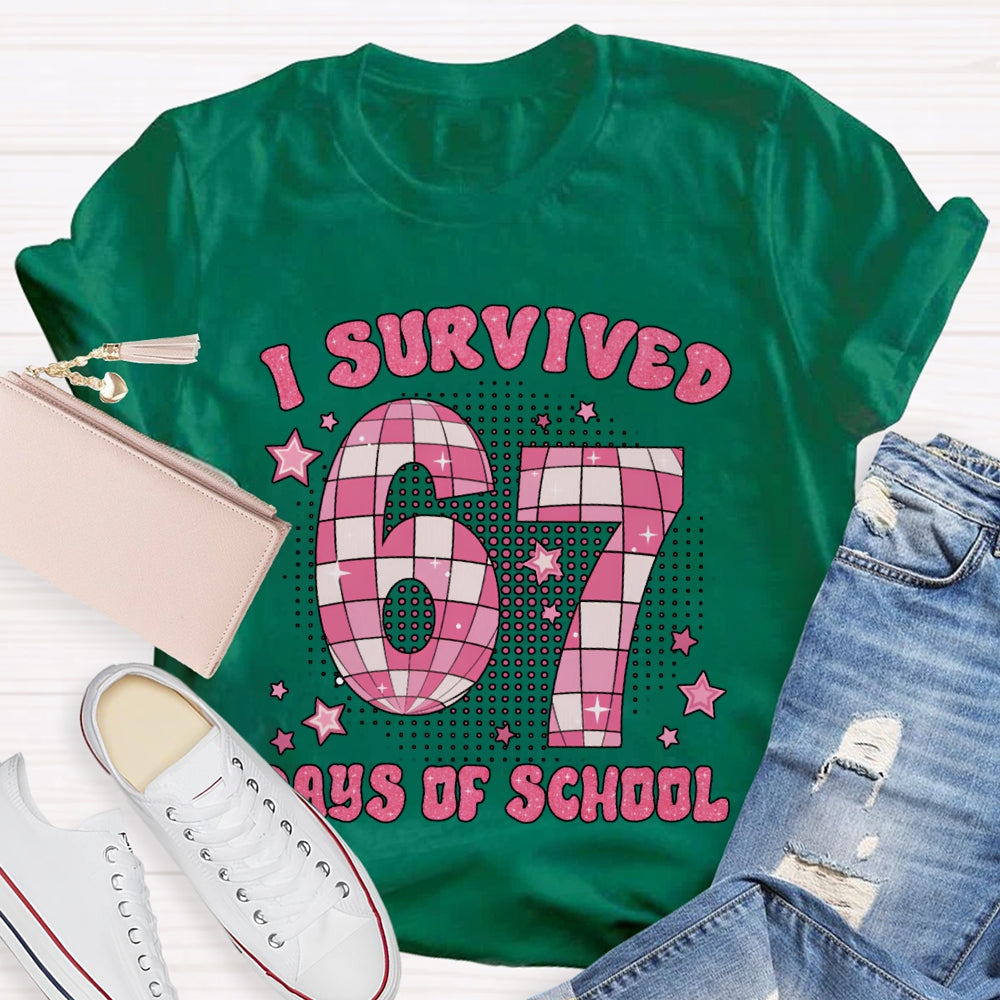I Survived 67 Days Of School T-shirt