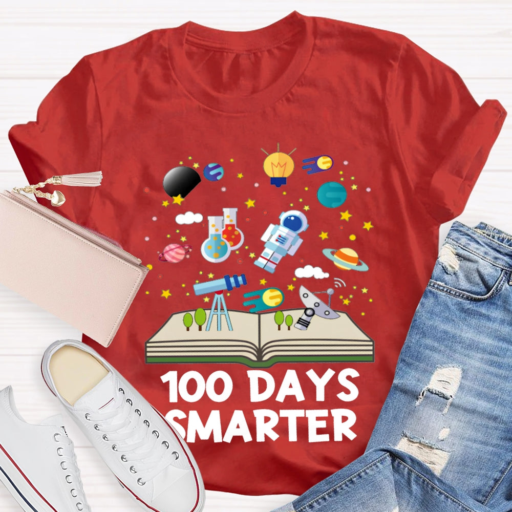 100 Days Smarter Knowledge In Books T-shirt