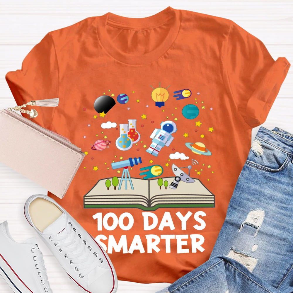 100 Days Smarter Knowledge In Books T-shirt