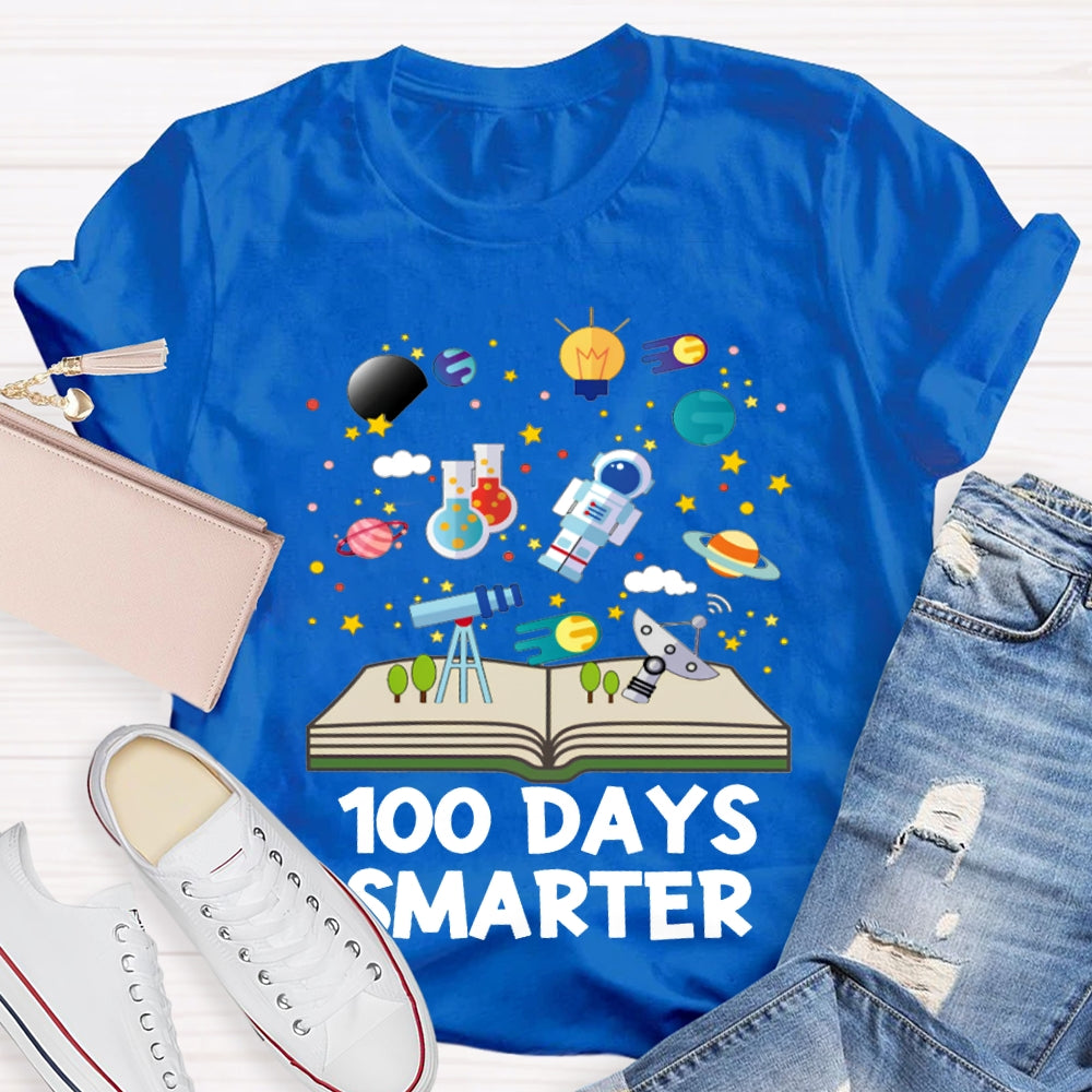 100 Days Smarter Knowledge In Books T-shirt