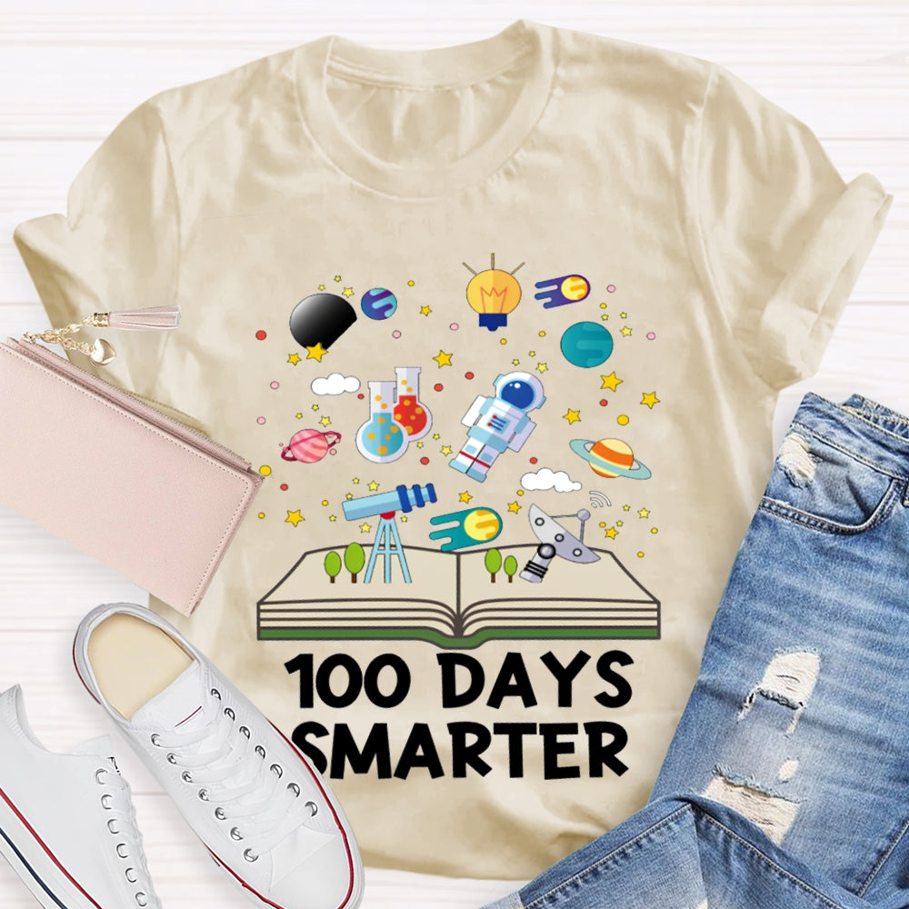 100 Days Smarter Knowledge In Books T-shirt