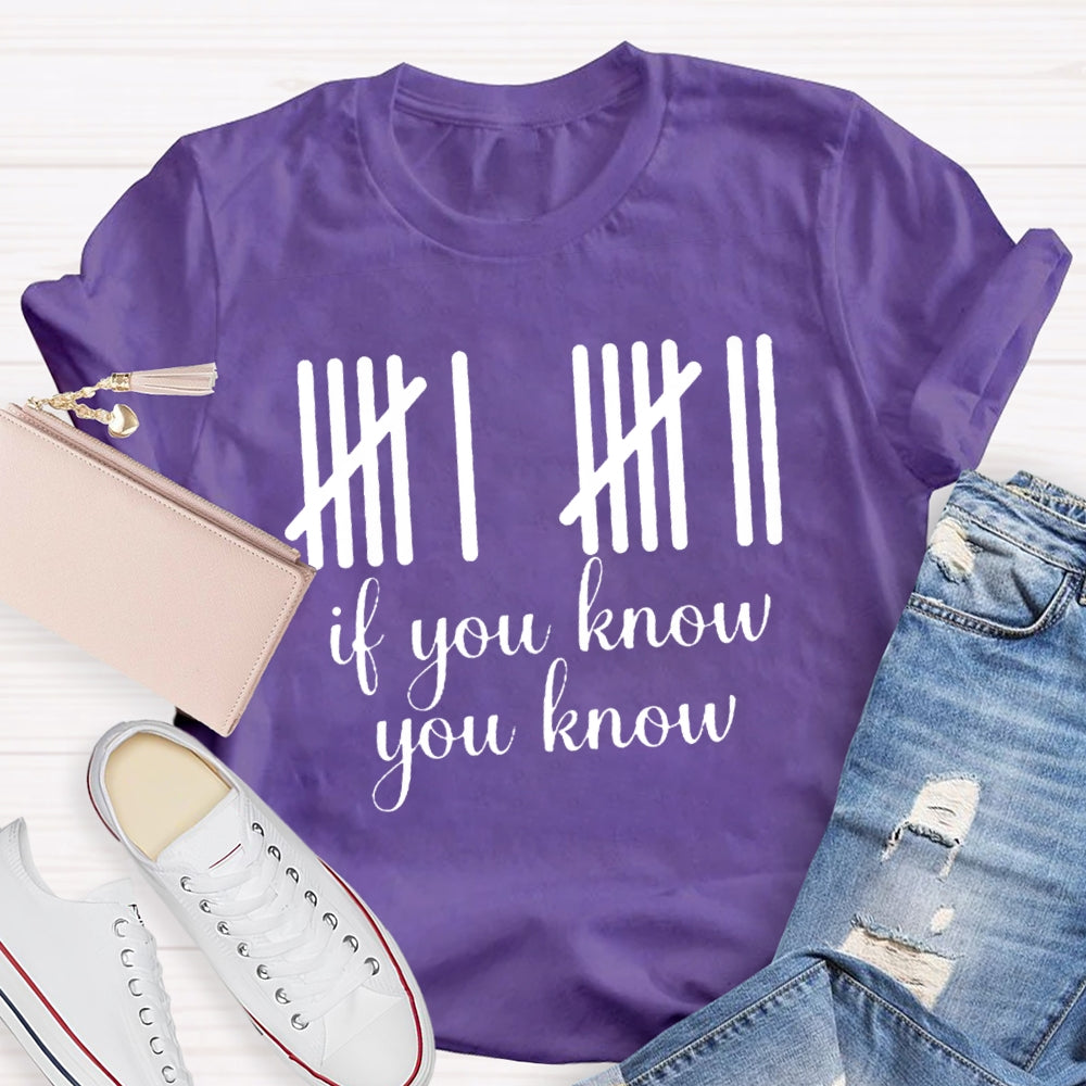 67 If You Know You Know Teacher T-Shirt