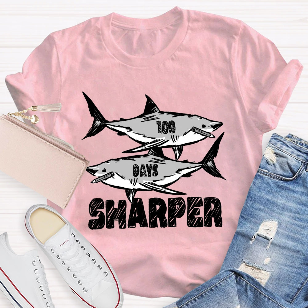 100 Days Sharper Shark T-Shirt