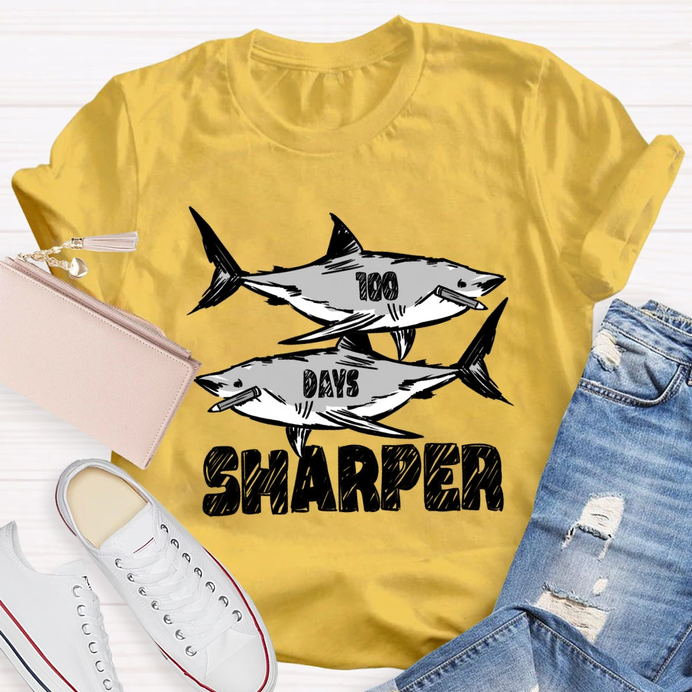 100 Days Sharper Shark T-Shirt