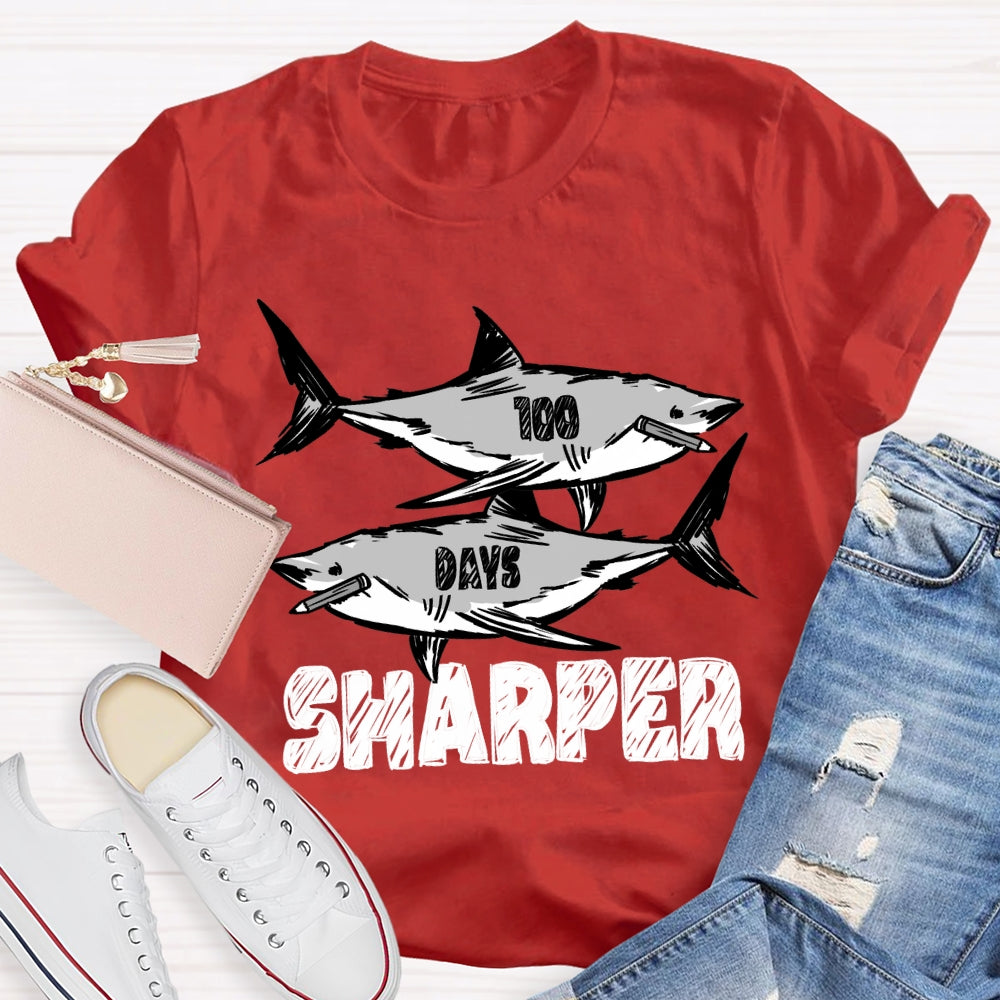 100 Days Sharper Shark T-Shirt
