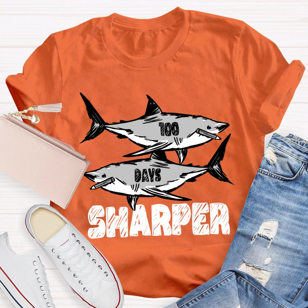 100 Days Sharper Shark T-Shirt