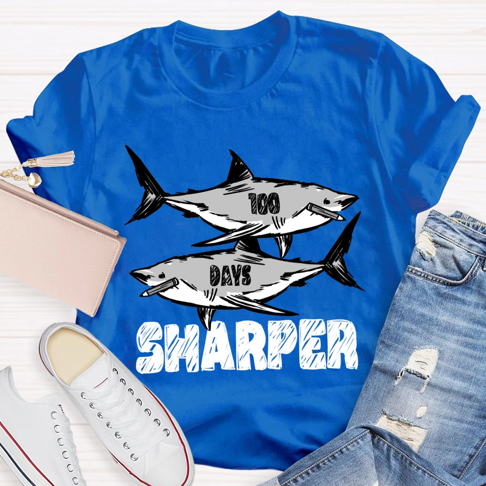 100 Days Sharper Shark T-Shirt