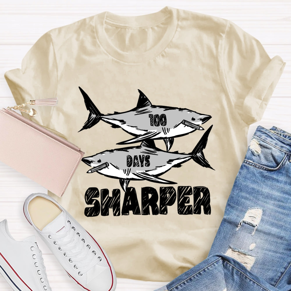 100 Days Sharper Shark T-Shirt