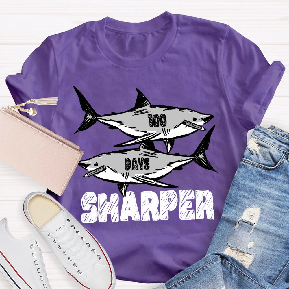 100 Days Sharper Shark T-Shirt