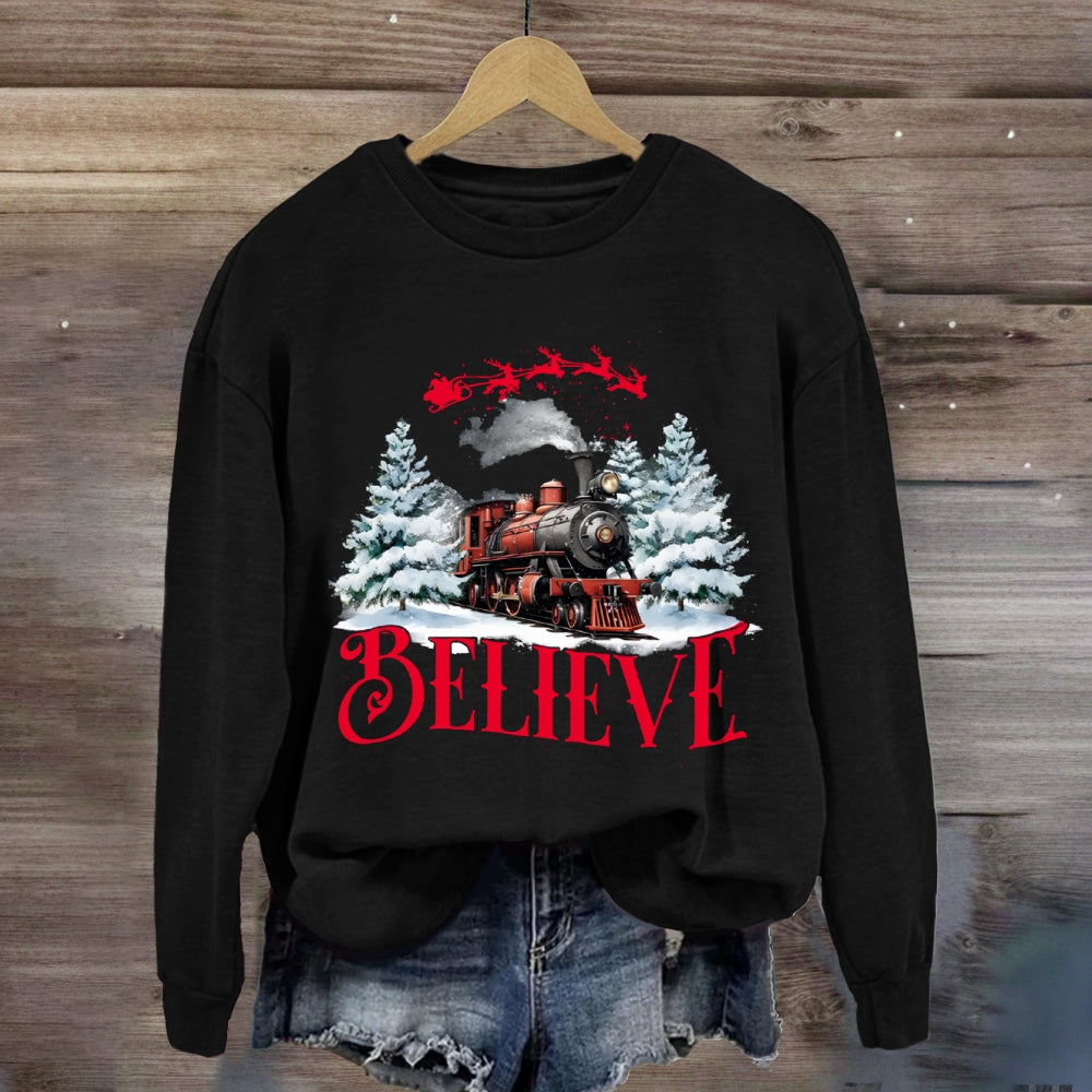 Christmas Believe Sweatshirt
