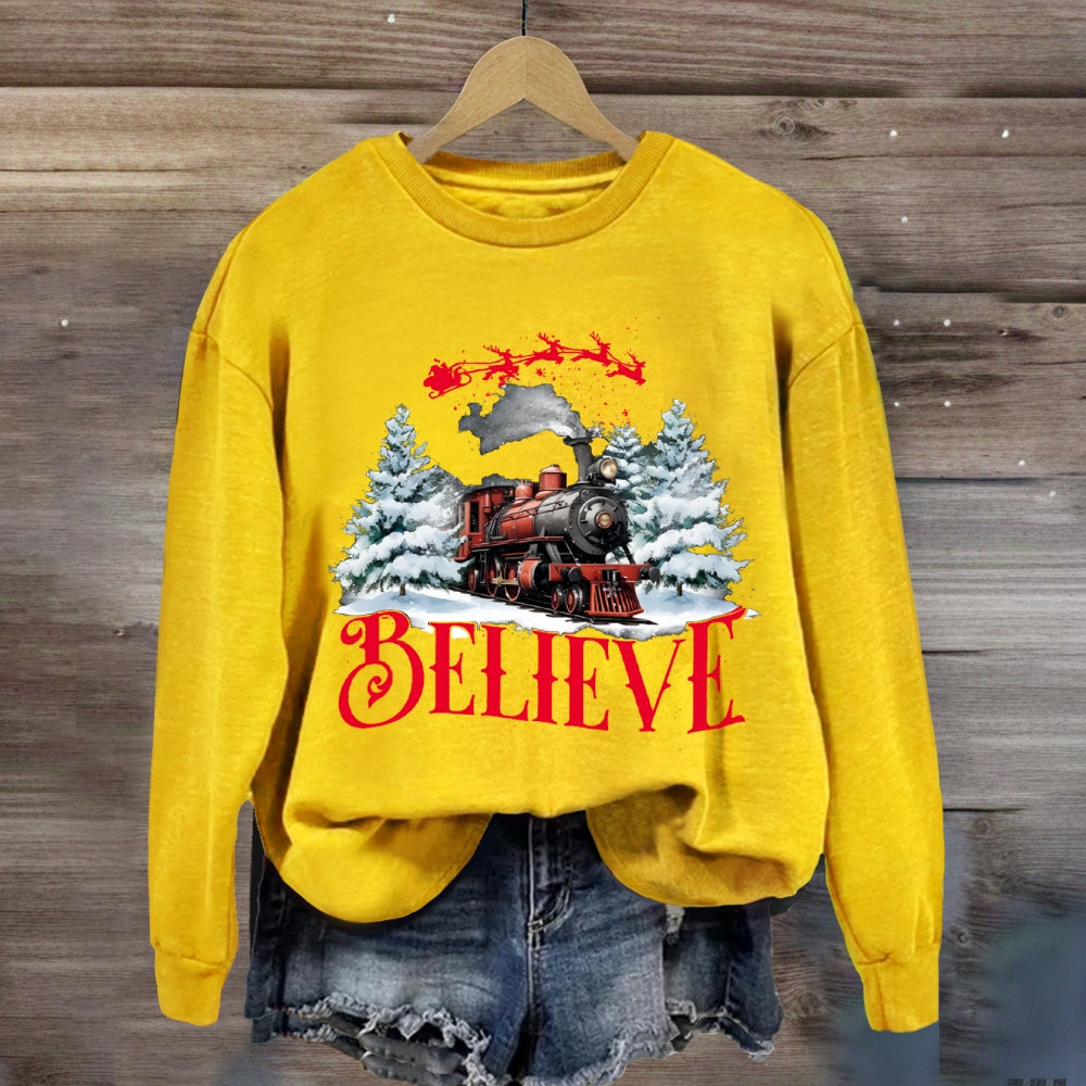 Christmas Believe Sweatshirt