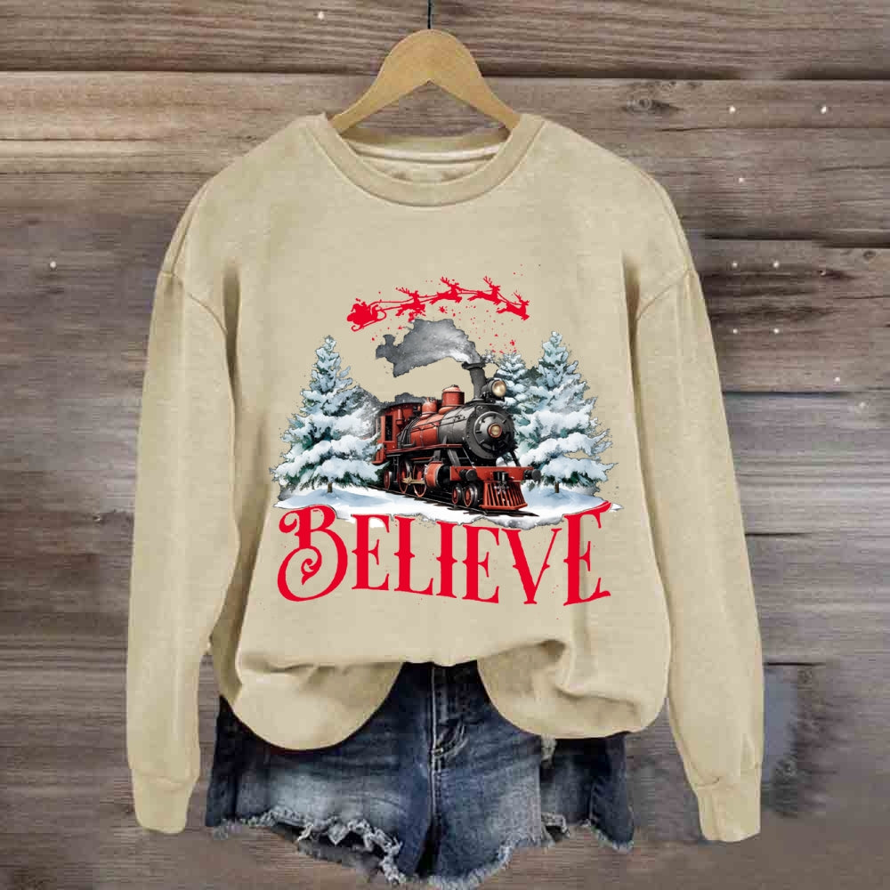 Christmas Believe Sweatshirt
