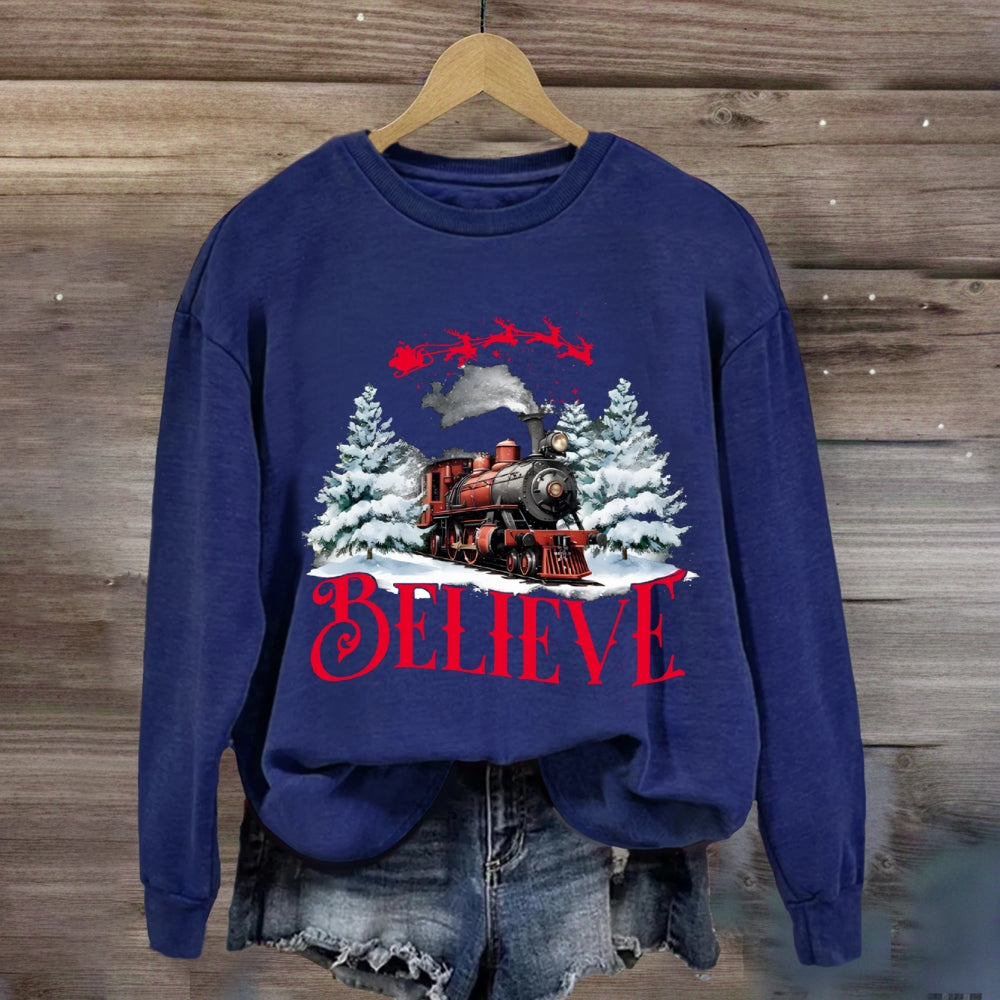 Christmas Believe Sweatshirt